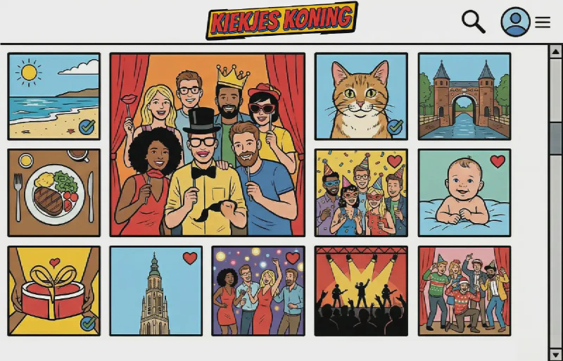 Digitale galerij van foto's